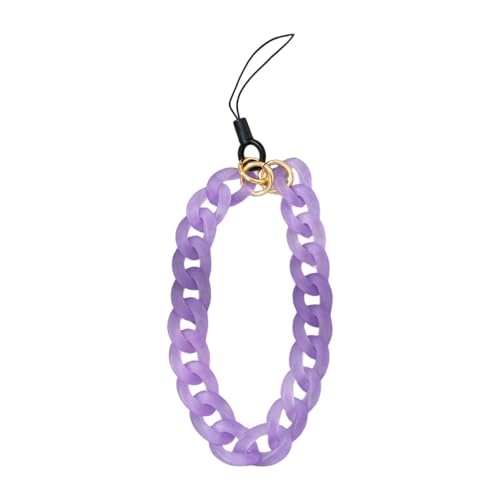 MotiveTech Handy-Anhänger, Umhängeband, modisches Acryl, Anti-Verlust-Dekoration, für Damen und Mädchen, Schlüsselanhänger-Anhänger für Kameras und Handtaschen, Lila MotiveTech Handy-Anhänger, Umhängeband, modisches Acryl, Anti-Verlust-Dekoration, für Damen und Mädchen, Schlüsselanhänger-Anhänger für Kameras und Handtaschen, Lila von MotiveTech