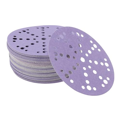 Motoforti 70 Stk Runde Schleifblätter 49 500 Körnung Klettschleifblätter Universell Für Automotive Refinishing 150x150mm Keramik Schleifmittel Lila Motoforti 70 Stk Runde Schleifblätter 49 500 Körnung Klettschleifblätter Universell Für Automotive Refinishing 150x150mm Keramik Schleifmittel Lila von Motoforti