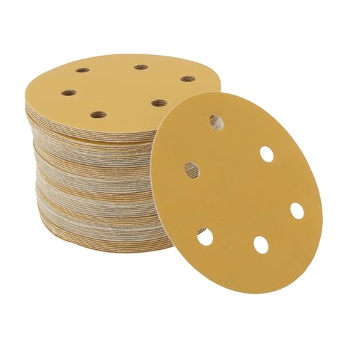 Motoforti 70 Stk Runde Schleifblätter 6 400 Körnung Haken und Schlaufe Schleifpapier Universell Für Automotive Refinishing 125x125mm Aluminiumoxid Gelb Motoforti 70 Stk Runde Schleifblätter 6 400 Körnung Haken und Schlaufe Schleifpapier Universell Für Automotive Refinishing 125x125mm Aluminiumoxid Gelb von Motoforti