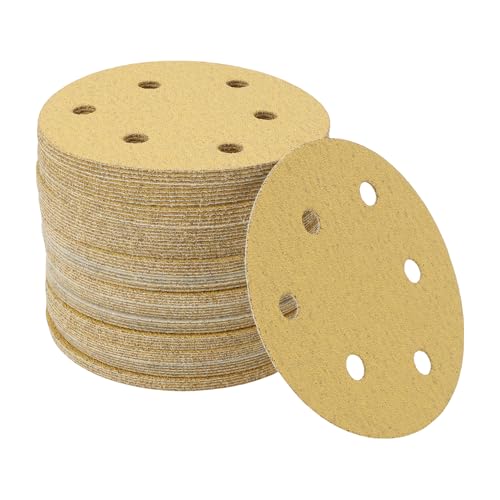 Motoforti 70 Stk Runde Schleifblätter 6 60 Körnung Haken und Schliff Schleifpapier Universell Für Automotive Refinishing 125x125mm Aluminiumoxid Gelb Motoforti 70 Stk Runde Schleifblätter 6 60 Körnung Haken und Schliff Schleifpapier Universell Für Automotive Refinishing 125x125mm Aluminiumoxid Gelb von Motoforti