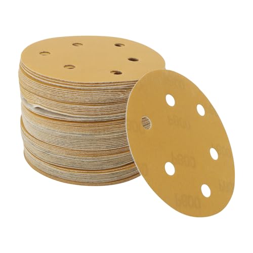 Motoforti 70 Stk Runde Schleifblätter 6 800 Körnung Klettschleifblätter Universell Für Automotive Refinishing 125x125mm Aluminiumoxid Gelb Motoforti 70 Stk Runde Schleifblätter 6 800 Körnung Klettschleifblätter Universell Für Automotive Refinishing 125x125mm Aluminiumoxid Gelb von Motoforti