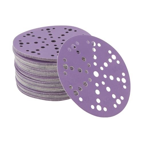 Motoforti 70 Stk Runde Schleifscheiben 49 240 Körnung Haken und Schleifblätter Universell Für Automotive Refinishing 150x150mm Keramik Schleifmittel Lila Motoforti 70 Stk Runde Schleifscheiben 49 240 Körnung Haken und Schleifblätter Universell Für Automotive Refinishing 150x150mm Keramik Schleifmittel Lila von Motoforti