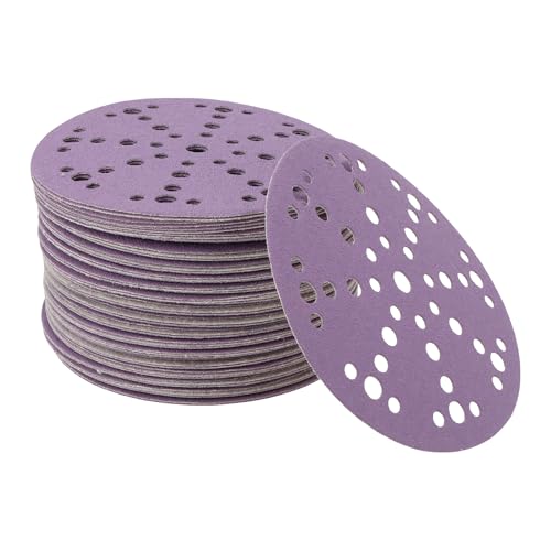Motoforti 70 Stk Runde Schleifscheiben 49 80 Grit Klettschleifblätter Universell Für Automotive Refinishing 150x150mm Keramik Schleifmittel Lila Motoforti 70 Stk Runde Schleifscheiben 49 80 Grit Klettschleifblätter Universell Für Automotive Refinishing 150x150mm Keramik Schleifmittel Lila von Motoforti