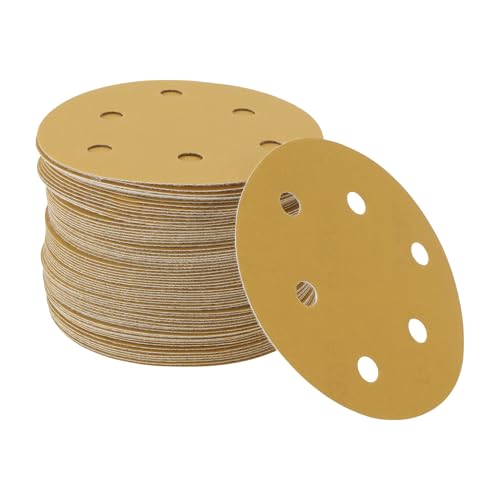 Motoforti 70 Stk Rundes Schleifpapier 6 320 Körnung Haken Und Schlaufe Schleifblätter Universell Für Autolackierung 125x125mm Aluminiumoxid Gelb Motoforti 70 Stk Rundes Schleifpapier 6 320 Körnung Haken Und Schlaufe Schleifblätter Universell Für Autolackierung 125x125mm Aluminiumoxid Gelb von Motoforti