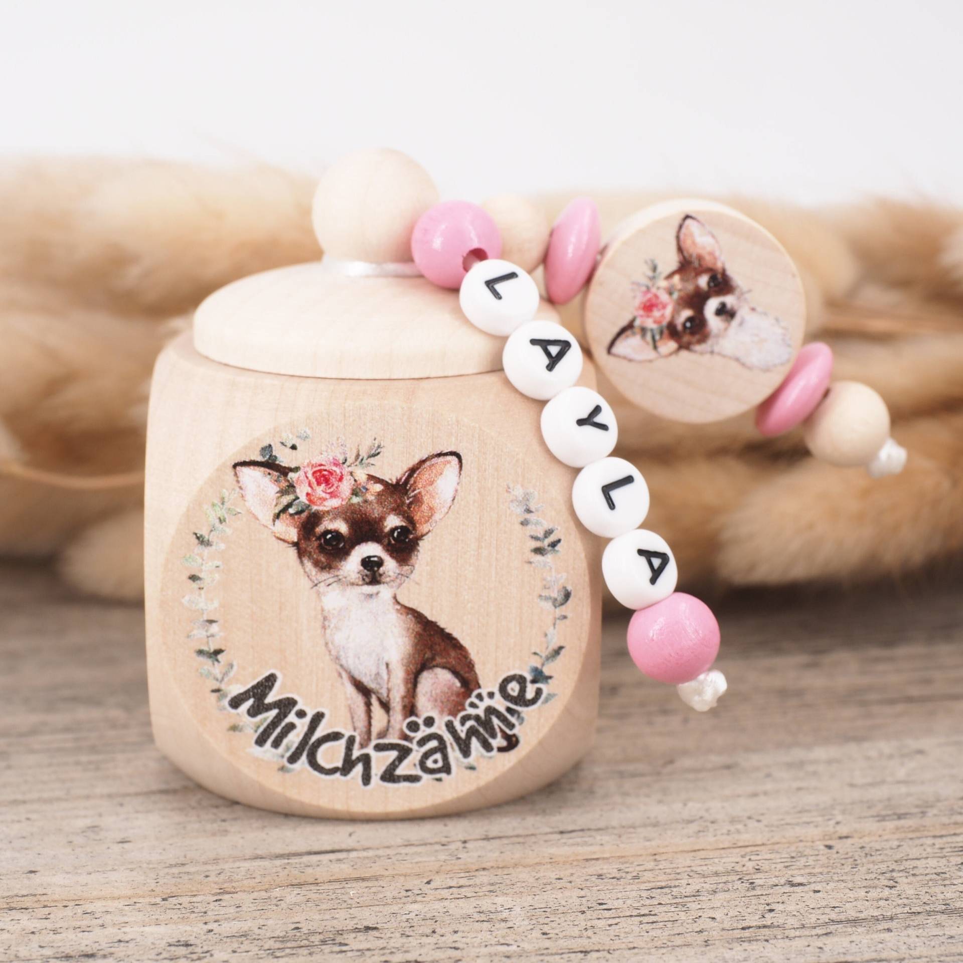 Milchzahndose Mit Namen Hund Chihuahua Milchzahndose Mit Namen Hund Chihuahua von MotzisBunteWelt2014