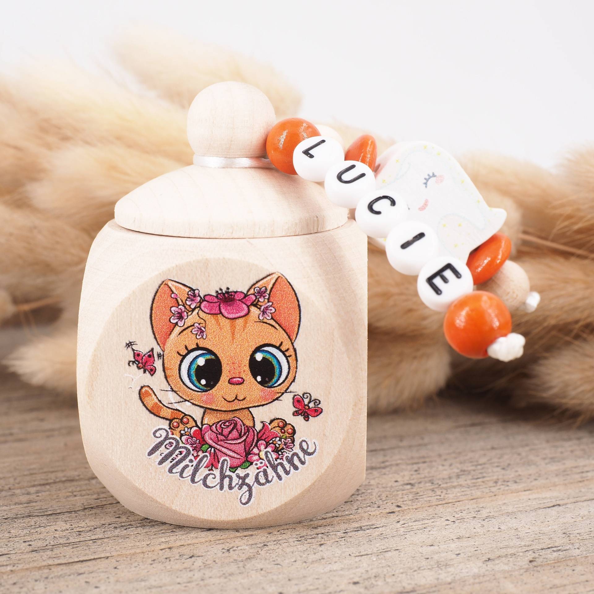 Milchzahndose Mit Namen Katze Milchzahndose Mit Namen Katze von MotzisBunteWelt2014