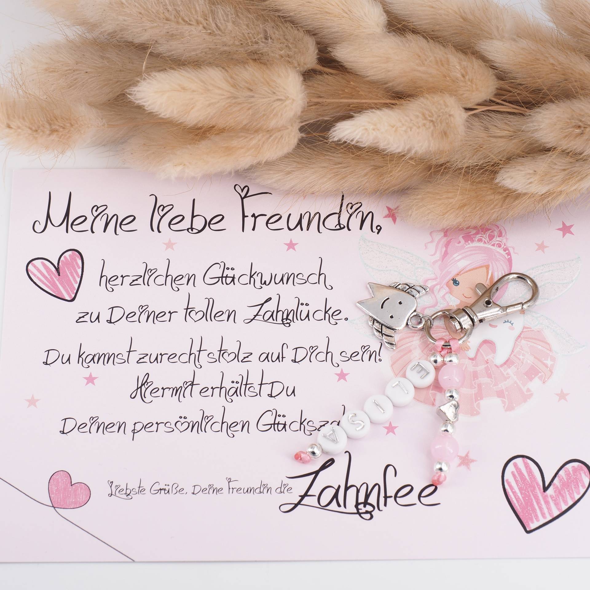 Zahnfee Brief Karte Mit Anhänger Zahn Namen Zahnfee Brief Karte Mit Anhänger Zahn Namen von MotzisBunteWelt2014