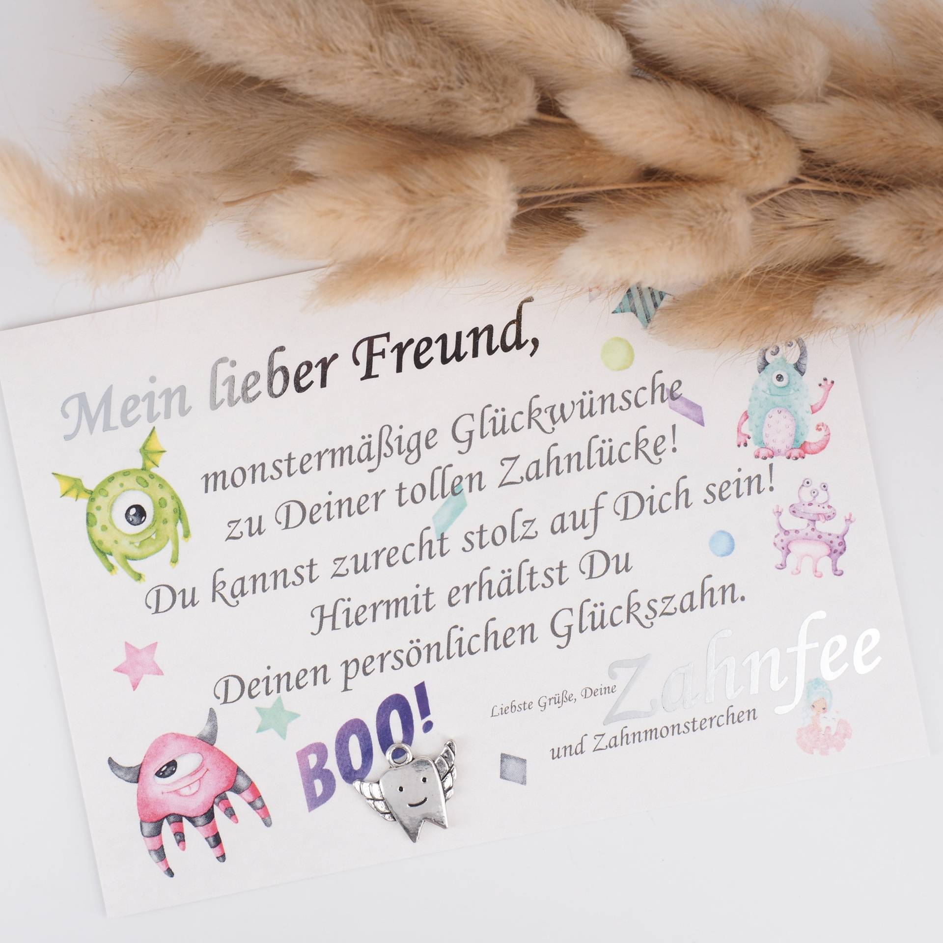 Zahnfee Brief Karte Mit Anhänger Zahn Wackelzahn Milchzahn Zahnfee Brief Karte Mit Anhänger Zahn Wackelzahn Milchzahn von MotzisBunteWelt2014