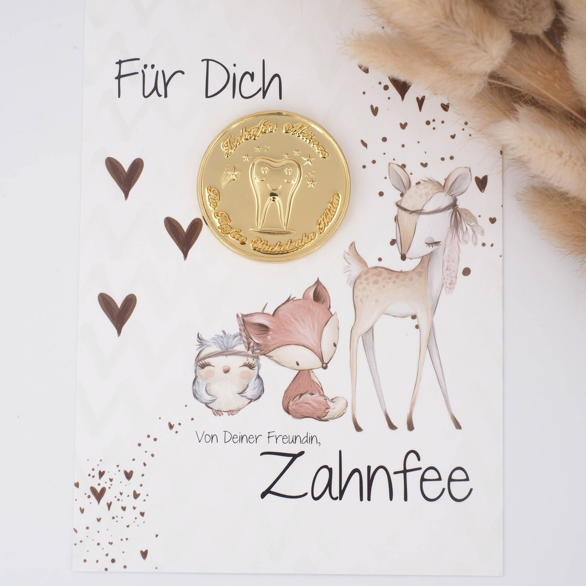 Zahnfee Brief Karte Mit Goldmünze Waldtiere Zahnfee Brief Karte Mit Goldmünze Waldtiere von MotzisBunteWelt2014