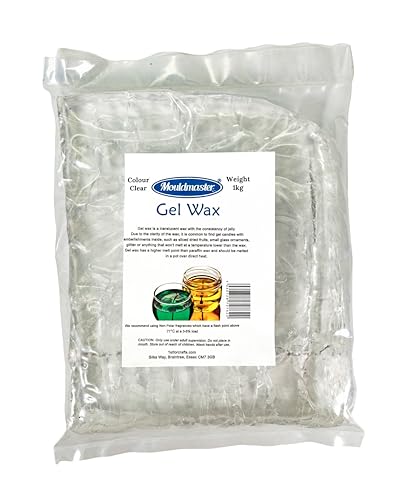 Mould Master GW03 Mouldmaster Gelwachs zur Kerzenherstellung, 1 kg, farblos Mould Master GW03 Mouldmaster Gelwachs zur Kerzenherstellung, 1 kg, farblos von Mould Master