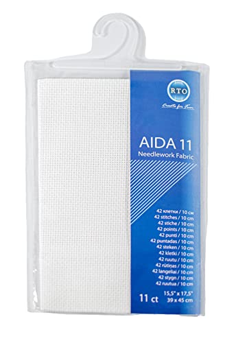Mouldmaster Aida01 Aida, Fadendichte 11, weiß, 39cm x 45cm Mouldmaster Aida01 Aida, Fadendichte 11, weiß, 39cm x 45cm von Mouldmaster