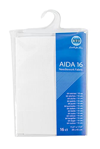 Mouldmaster Aida15 Aida 16 Weiß, Baumwolle, 39cm x 45cm von Mouldmaster