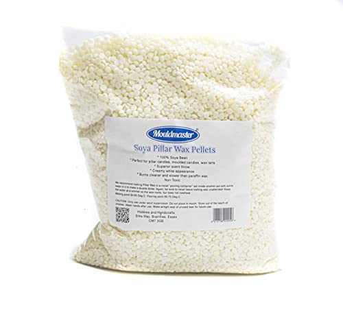 Mouldmaster Gips-Pulver Soja Stumpenkerze Wachs Pellets 2 kg, Creme/Off Weiß Mouldmaster Gips-Pulver Soja Stumpenkerze Wachs Pellets 2 kg, Creme/Off Weiß von Mouldmaster