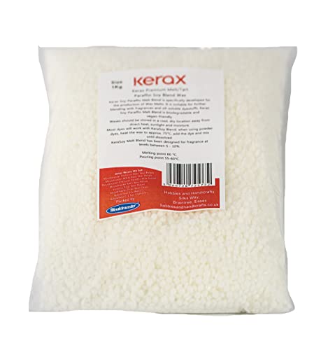 Mouldmaster PB27 Kerax Premium Melt/Tart Blend Paraffin/Sojawachs, gebrochenes weiß, 1 kg von Mouldmaster