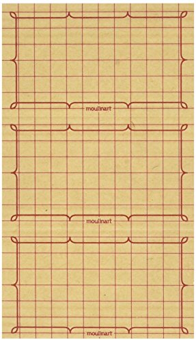 moulinart Etikett-Hemd 6 x 3,5 cm 6 x 3,5 cm Kraftpapier von Moulinart