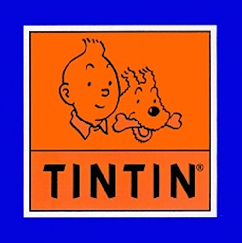 Moulinsart Sticker of The Official Logo Tintin and Snowy 16x16cm (04090) von Moulinsart