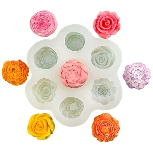 3D Rose und Peony Silikon Form für DIY Kerzen, Seife und Harz Handwerk 3D Rose und Peony Silikon Form für DIY Kerzen, Seife und Harz Handwerk von Mounteps