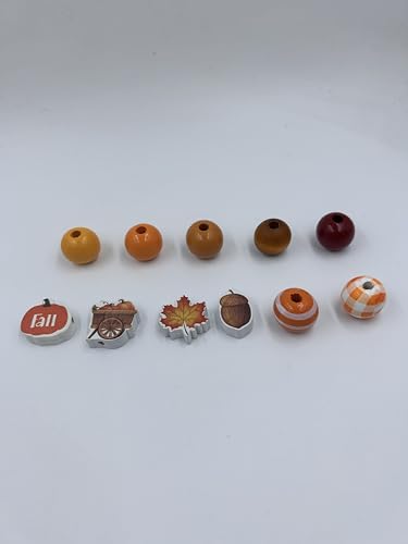 Holzperlen für Thanksgiving, Herbst-Holzperlen, Ahornblatt, Kürbis, , Kürbis, Coach, Holzperlen für Ernte, Armband, Halskette, Zuhause, gestufte Tablett-Dekoration, 200 Stück Holzperlen für Thanksgiving, Herbst-Holzperlen, Ahornblatt, Kürbis, , Kürbis, Coach, Holzperlen für Ernte, Armband, Halskette, Zuhause, gestufte Tablett-Dekoration, 200 Stück von Movbudy