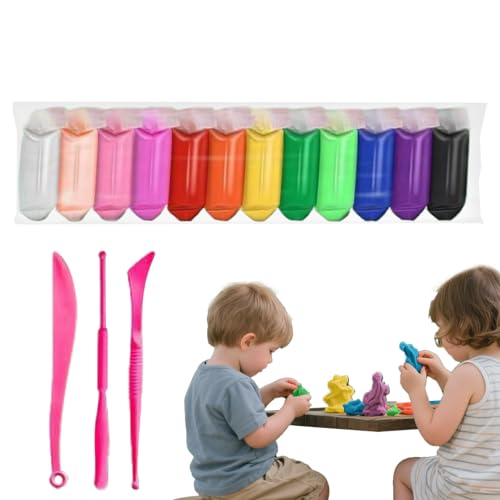Moxeupon Kinder Knet-Set Modelliermasse | Ultra Leichte Modelliermasse Für Kinder - Nicht Klebendes Sicher Spielzeug Für Bastelaktivitäten Mädchen Erwachsene Schule Zuhause Moxeupon Kinder Knet-Set Modelliermasse | Ultra Leichte Modelliermasse Für Kinder - Nicht Klebendes Sicher Spielzeug Für Bastelaktivitäten Mädchen Erwachsene Schule Zuhause von Moxeupon