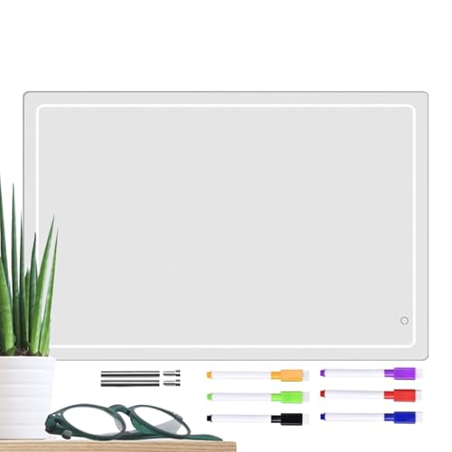Whiteboard für Schreibtisch, Desktop Dry Elease Board,Löschbare Tabletop Whiteboard -Zeichenbrett | Mehrzweckschreibtisch -Notizblocke für die Heimschule für Heimschule Whiteboard für Schreibtisch, Desktop Dry Elease Board,Löschbare Tabletop Whiteboard -Zeichenbrett | Mehrzweckschreibtisch -Notizblocke für die Heimschule für Heimschule von Moxeupon