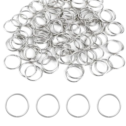 100 Stück 12 mm Edelstahl Offene Biegeringe Metall Spaltringe Super Starke Offene Biegeringe Verbinder für Choker-Halsketten Armband Kette Maille Schmuckherstellung 100 Stück 12 mm Edelstahl Offene Biegeringe Metall Spaltringe Super Starke Offene Biegeringe Verbinder für Choker-Halsketten Armband Kette Maille Schmuckherstellung von Mozeat Lens
