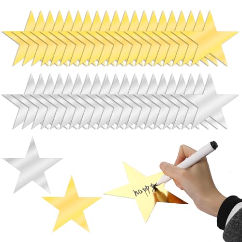 40 Stück große silberfarbene Goldkarte Sterne 15,2 cm Silber Gold Stern Ausschnitte doppelt bedruckte Stern Papier Glitzer Stern Ausschnitte Papier Stern Konfetti Ausschnitte für Hochzeit Party 40 Stück große silberfarbene Goldkarte Sterne 15,2 cm Silber Gold Stern Ausschnitte doppelt bedruckte Stern Papier Glitzer Stern Ausschnitte Papier Stern Konfetti Ausschnitte für Hochzeit Party von Mozeat Lens