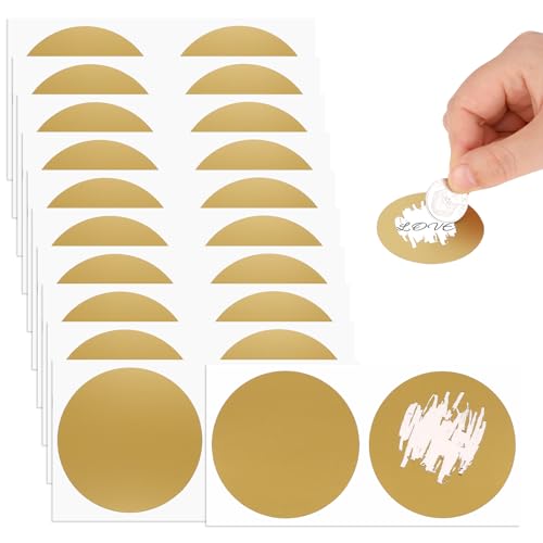 50 Stück Goldene Runde Rubbelaufkleber, Rubbellose Selber Machen, Rubbeletiketten zum Aufkleben Kreativität Scratch off Sticker für überraschung Geeignet, Postkarten Geschenke 50 Stück Goldene Runde Rubbelaufkleber, Rubbellose Selber Machen, Rubbeletiketten zum Aufkleben Kreativität Scratch off Sticker für überraschung Geeignet, Postkarten Geschenke von Mozeat Lens