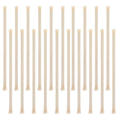 Ersatzdocht für Öllampe, 20 Stück Docht für Öllampen 17 cm x Ø 8 mm Petroleumlampe Baumwoll Docht Kerzendochte Docht Öllampe für DIY Kerzen Handgefertigte Kerzenherstellung Gartenfackel Bambusfackel Ersatzdocht für Öllampe, 20 Stück Docht für Öllampen 17 cm x Ø 8 mm Petroleumlampe Baumwoll Docht Kerzendochte Docht Öllampe für DIY Kerzen Handgefertigte Kerzenherstellung Gartenfackel Bambusfackel von Mozeat Lens