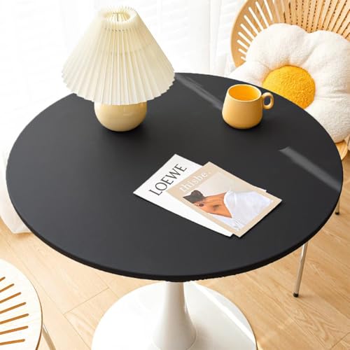 Mozzeilee Runde Tischdecke mit elastischen Kanten, wasserdichte Tischdecke für Hochzeit, Party, Picknick, Esszimmer, drinnen und draußen, verbrühungssicher, schmutzabweisend, abwischbare Tischdecke Mozzeilee Runde Tischdecke mit elastischen Kanten, wasserdichte Tischdecke für Hochzeit, Party, Picknick, Esszimmer, drinnen und draußen, verbrühungssicher, schmutzabweisend, abwischbare Tischdecke von Mozzeilee