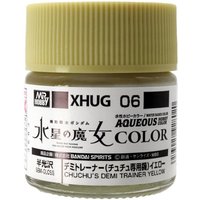 AQUEOUS GUNDAM COLOR (10ml) DEMI-TRAINER (CHUCHU) YELLOW von Mr Hobby - Gunze