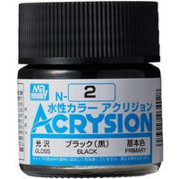 Acrysion (10 ml) Black von Mr Hobby - Gunze