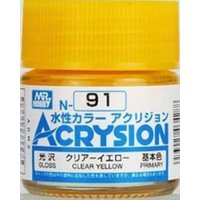Acrysion (10 ml) Clear Yellow von Mr Hobby - Gunze