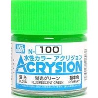 Acrysion (10 ml) Fluorescent Green von Mr Hobby - Gunze