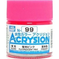 Acrysion (10 ml) Fluorescent Pink von Mr Hobby - Gunze