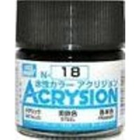 Acrysion (10 ml) Steel von Mr Hobby - Gunze