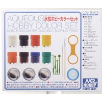 Aqueous Hobby Color Set (8 x 10ml) von Mr Hobby - Gunze