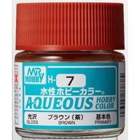 Aqueous Hobby Colors (10 ml) Brown von Mr Hobby - Gunze