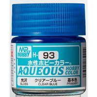 Aqueous Hobby Colors (10 ml) Clear Blue von Mr. Hobby - Gunze