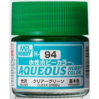 Aqueous Hobby Colors (10 ml) Clear Green von Mr. Hobby - Gunze