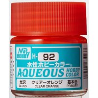Aqueous Hobby Colors (10 ml) Clear Orange von Mr Hobby - Gunze