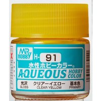 Aqueous Hobby Colors (10 ml) Clear Yellow von Mr Hobby - Gunze