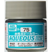 Aqueous Hobby Colors (10 ml) Dark Seagray von Mr Hobby - Gunze