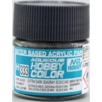 Aqueous Hobby Colors (10 ml) Extra Dark Seagray BS381C/640 von Mr Hobby - Gunze