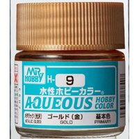 Aqueous Hobby Colors (10 ml) Gold von Mr Hobby - Gunze