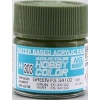 Aqueous Hobby Colors (10 ml) Green FS 34102 von Mr Hobby - Gunze