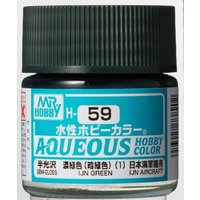Aqueous Hobby Colors (10 ml) IJN Green von Mr Hobby - Gunze