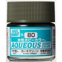 Aqueous Hobby Colors (10 ml) Khaki Green von Mr Hobby - Gunze