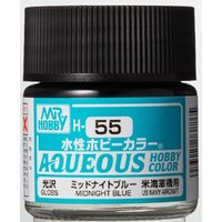 Aqueous Hobby Colors (10 ml) Midnight Blue von Mr Hobby - Gunze