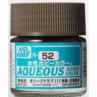 Aqueous Hobby Colors (10 ml) Olive Drab (1) von Mr Hobby - Gunze
