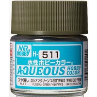 Aqueous Hobby Colors (10 ml) Russian Green 4BO von Mr Hobby - Gunze